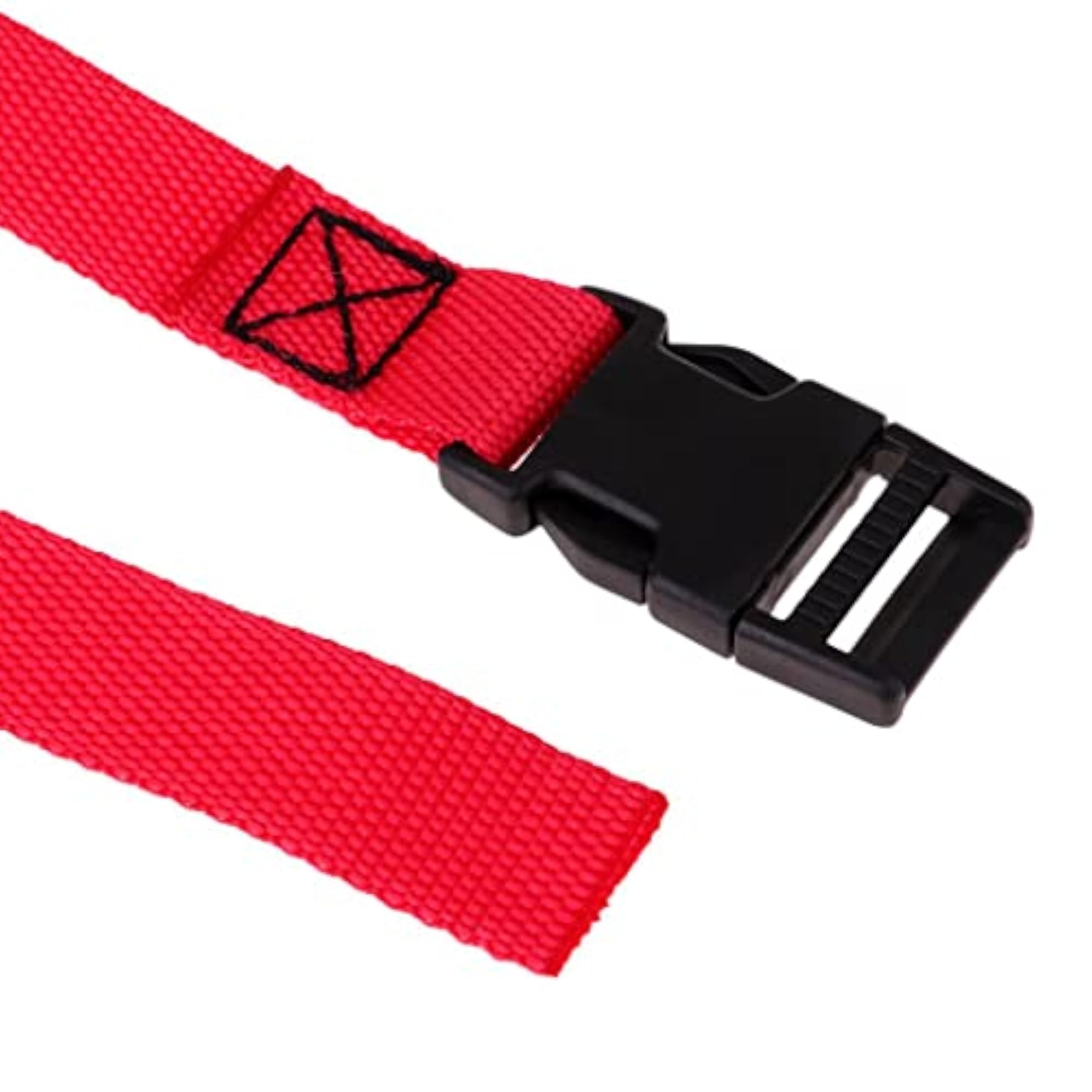 2pcs Golf Trolley Webbing Straps Quick Release Red